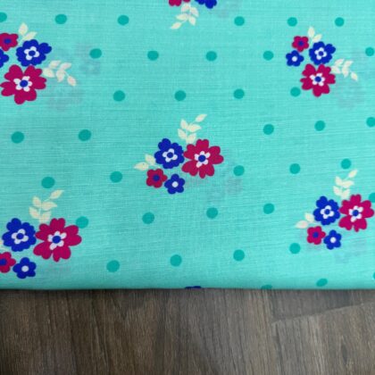 Turquoise Breeze – 2-Piece Unstitched Printed Set