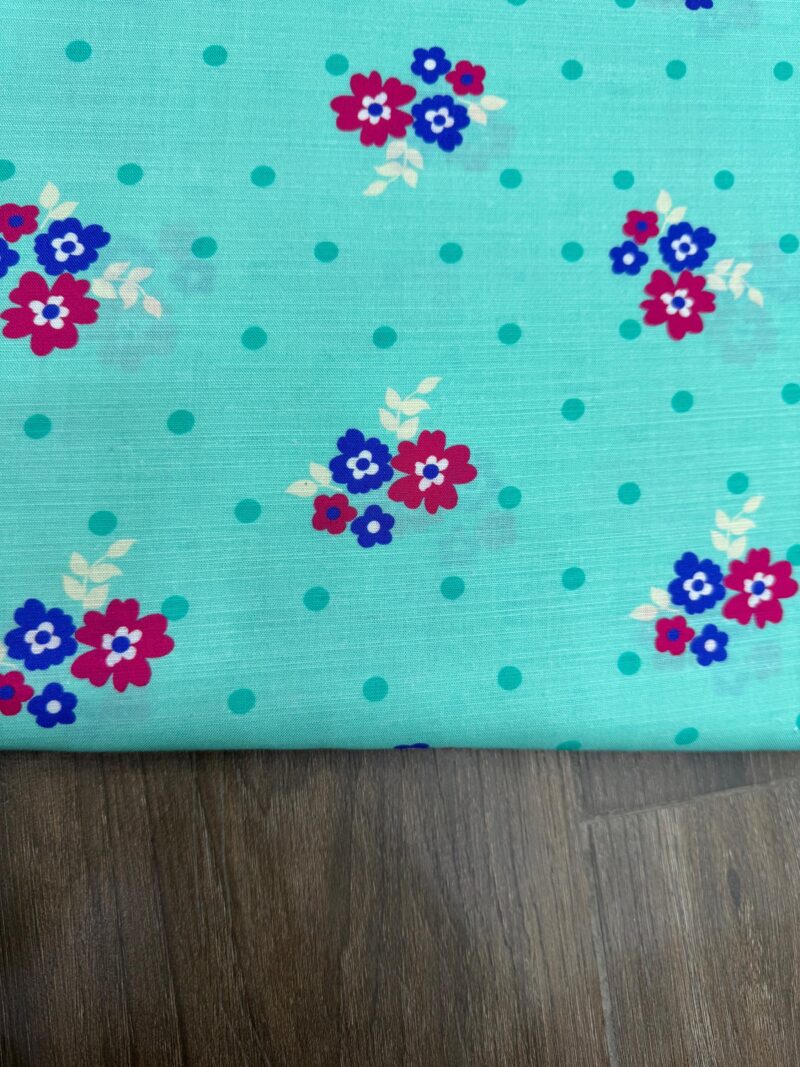 Turquoise Breeze – 2-Piece Unstitched Printed Set