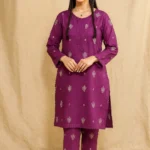 Voilet Charm – 2-Piece Unstitched Printed Set